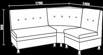 Угловой кухонный диван Нео КМ-05 ДУ в Перми - предосмотр 2